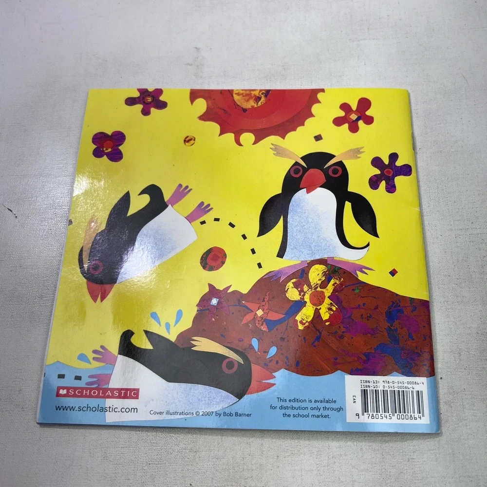 Scholastic Penguins Penguins Everywhere Book and Cassette Tape Set Bob Barner